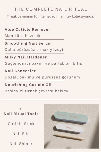 The Complete Nail Ritual – 5'li Tırnak Bakım & 3'lü Manikür Seti