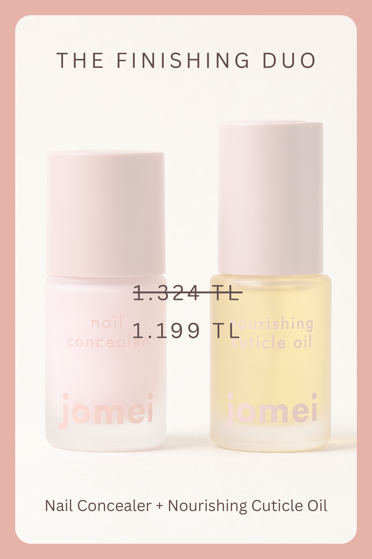 The Finishing Duo – Nail Concealer & Nourishing Cuticle Oil 2'li Tırnak Bakım Seti