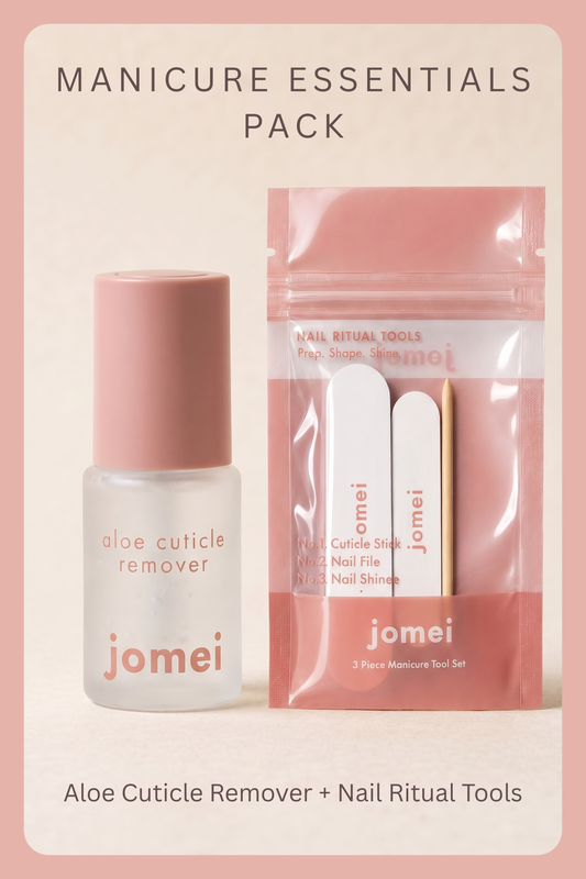 Manicure Essentials Pack – Aloe Cuticle Remover & 3'lü Manikür Alet Seti